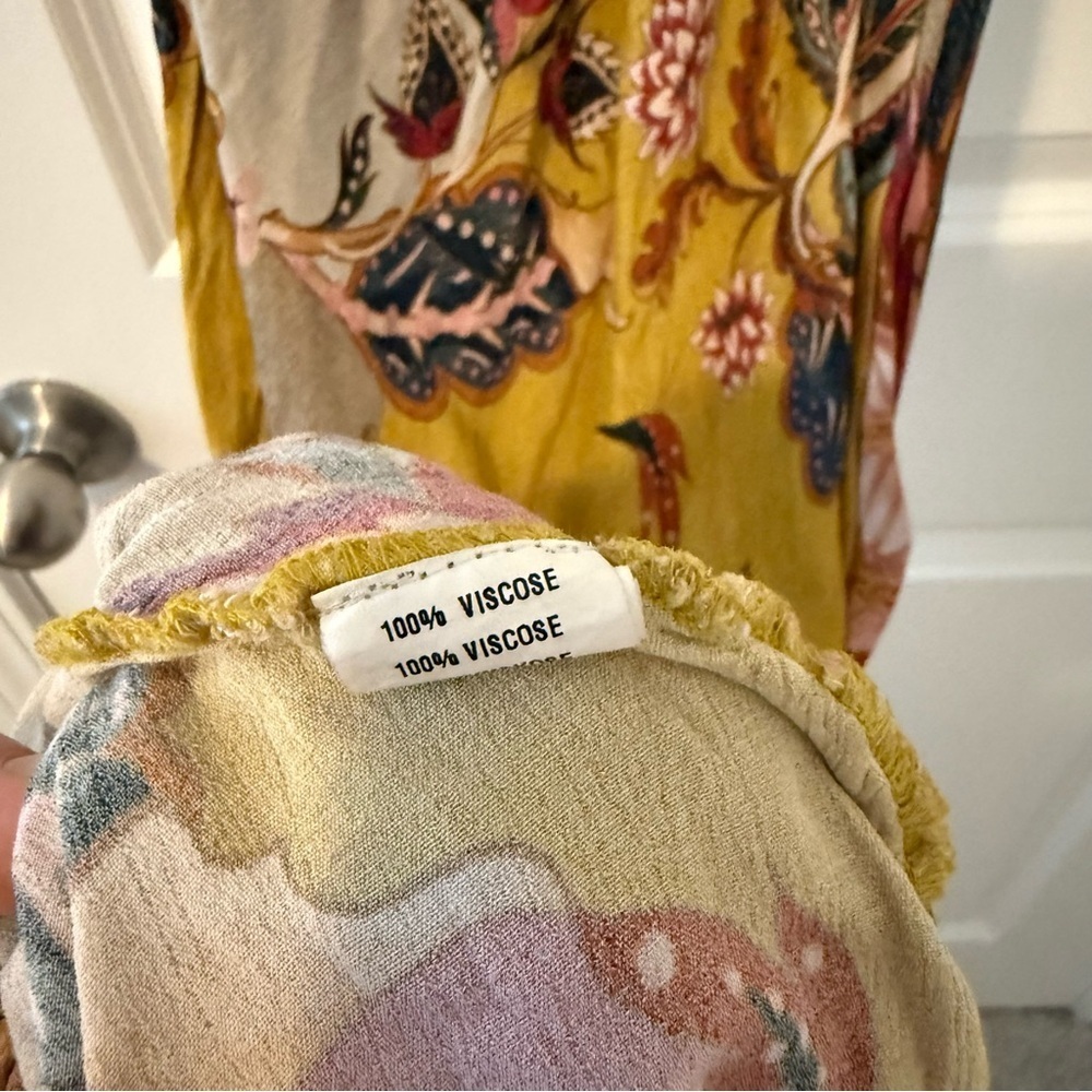 Anthropologie bl-nk slip Floral Midi Dress size 6 - Picture 6 of 9